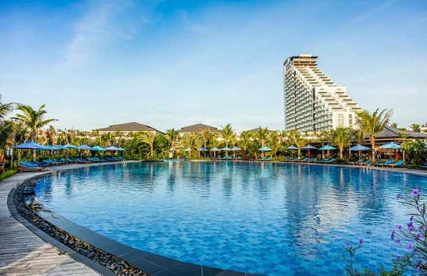 duyen ha resort cam ranh review ho boi