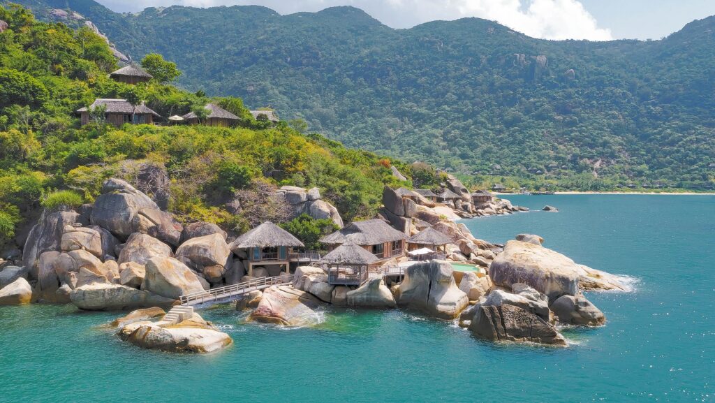 ninh van bay vietnam the rock retreat aerial2